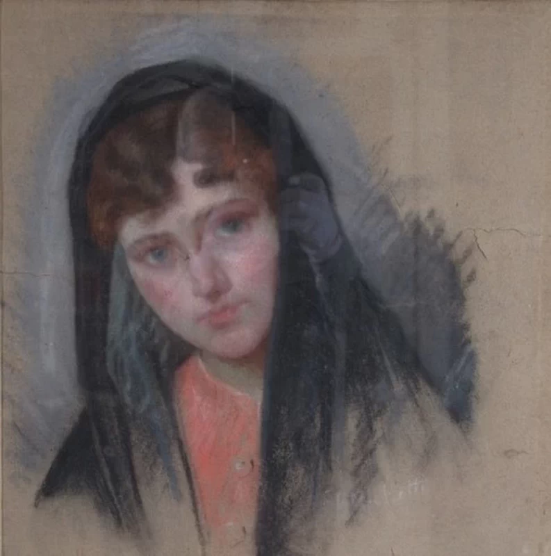 Francesco Paolo Michetti - 154, ritratto di donna, Ascoli Piceno